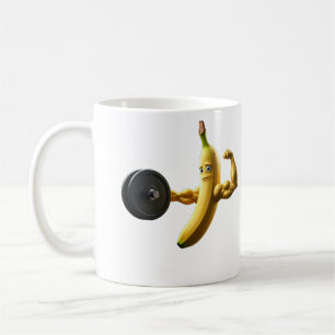 banana funny in power  coffee mug