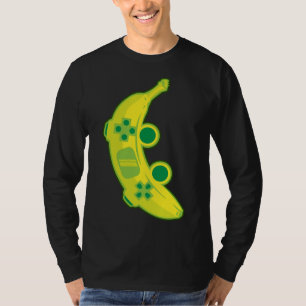 Banana Game Controller Gamer Fruit Food Technology T-Shirt