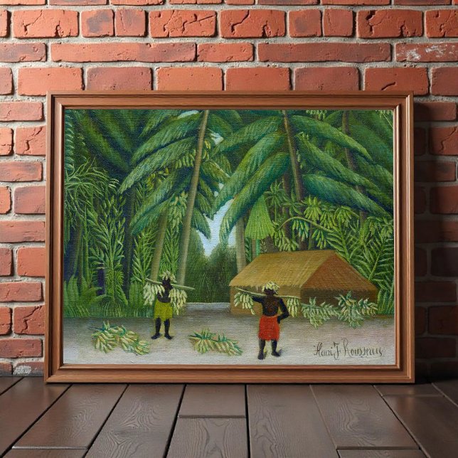 Banana Harvest by Henri Rousseau. Poster (Creator Uploaded)