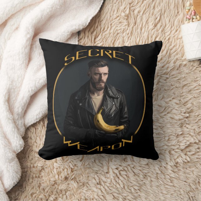 Banana: his secret weapon cushion (Blanket)
