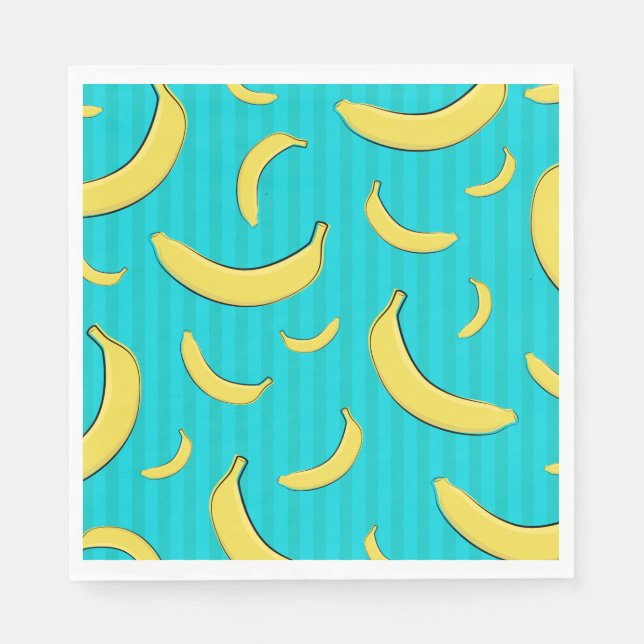 Banana Illustration Napkin (Front)