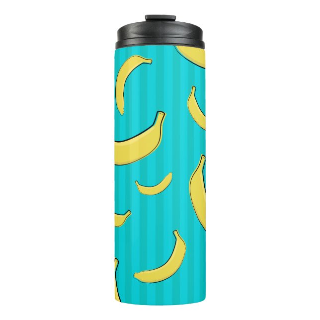 Banana Illustration Thermal Tumbler (Front)