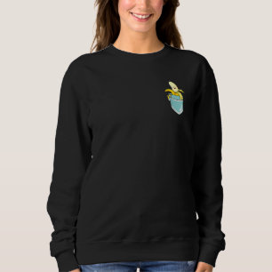 Banana In Pocket Cute Banna For Banana & Fruits Sweatshirt