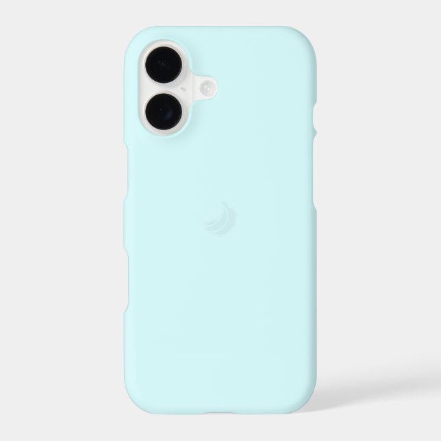 BANANA iPhone Case Pastel Baby Blue (Back)