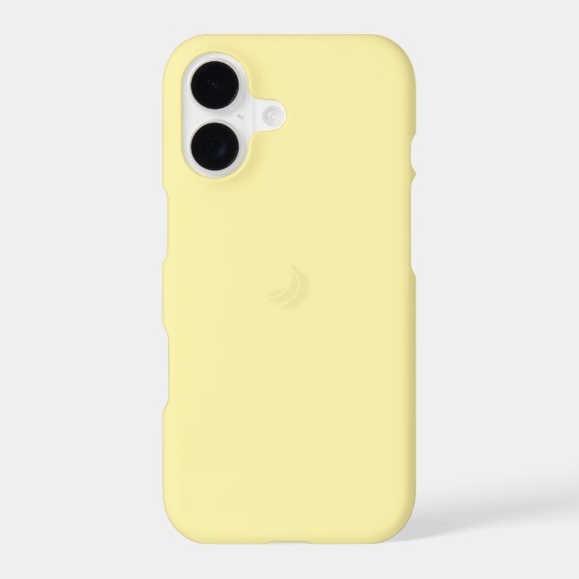 BANANA iPhone Case Pastel Yellow (Back)