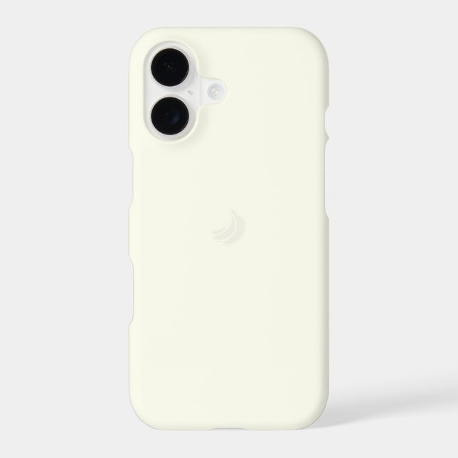 BANANA iPhone Case White Ivory (Back)