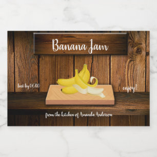 Banana Jam Product Label 3"x2"