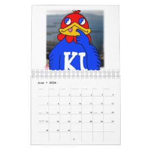 banana jayhawk calendar