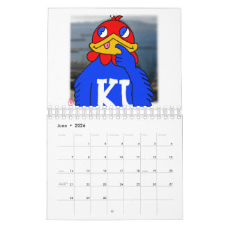 banana jayhawk calendar