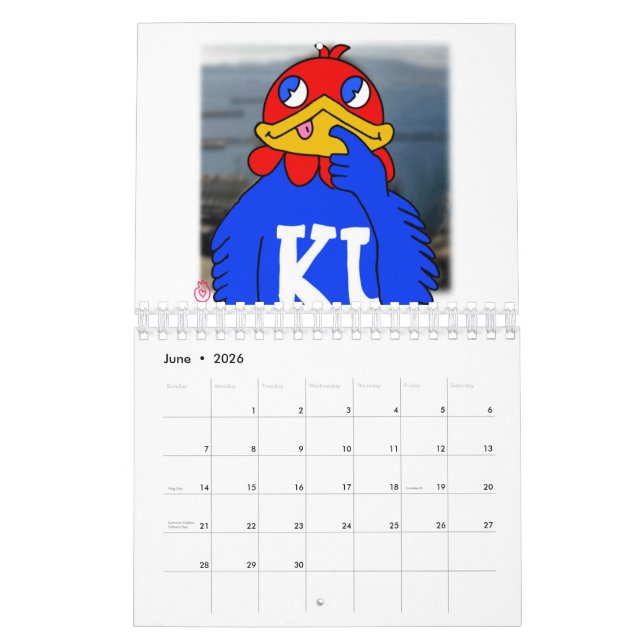 banana jayhawk calendar (Jun 2026)