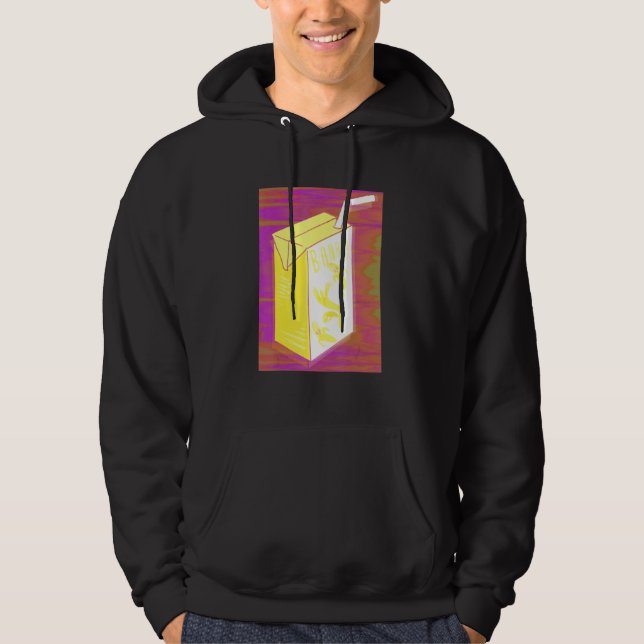 Banana Juice Box Colourful Noise Vaporwave Hoodie (Front)