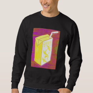 Banana Juice Box Colourful Noise Vaporwave Sweatshirt