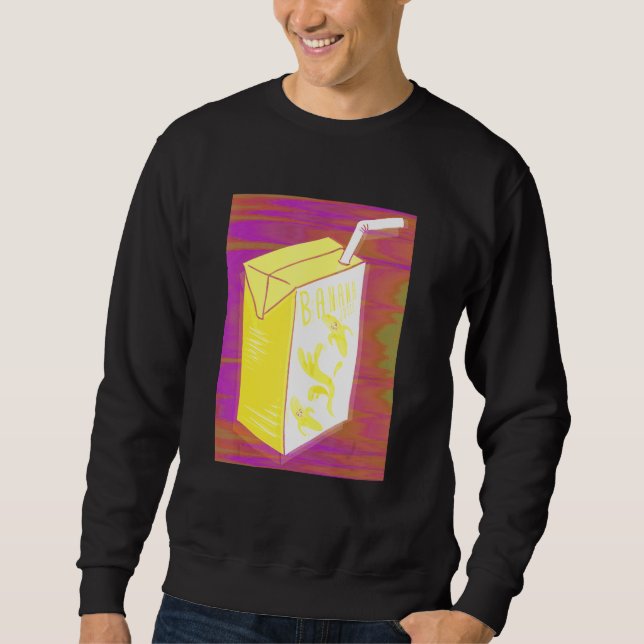 Banana Juice Box Colourful Noise Vaporwave Sweatshirt (Front)