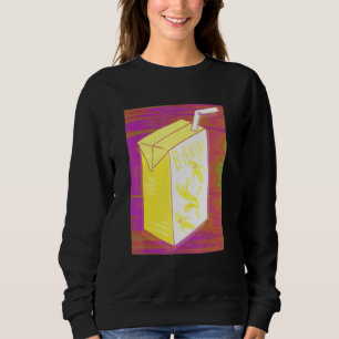Banana Juice Box Colourful Noise Vaporwave Sweatshirt