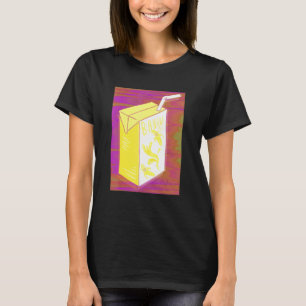 Banana Juice Box Colourful Noise Vaporwave T-Shirt