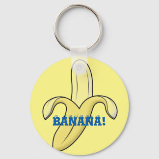 Banana Keyring. Key Ring