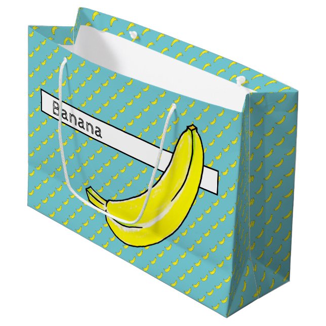 Banana Large Gift Bag (Front Angled)