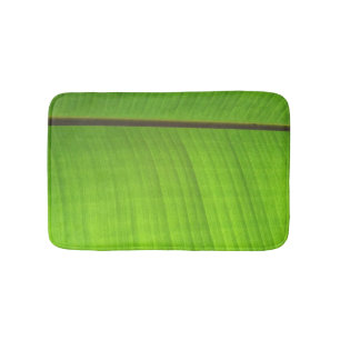 Banana Leaf Close-Up Bath Mat