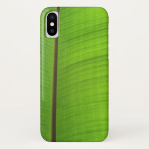 Banana Leaf Close-Up iPhone X Case
