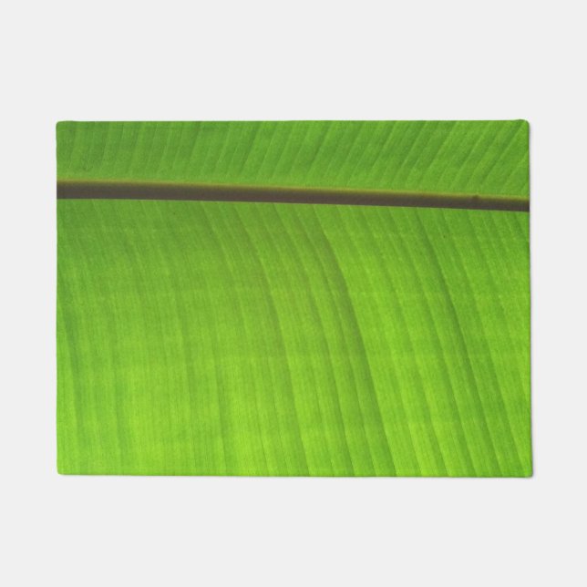 Banana Leaf Close-Up Doormat (Front)