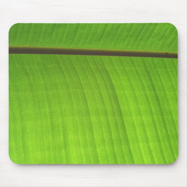 Banana Leaf Close-Up Mouse Pad (Front)