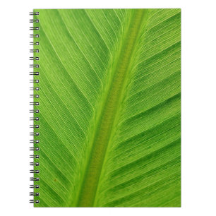 Banana leaf leaf banana fibres notebook