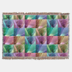 Banana Leaf Quilt Throw Blanket