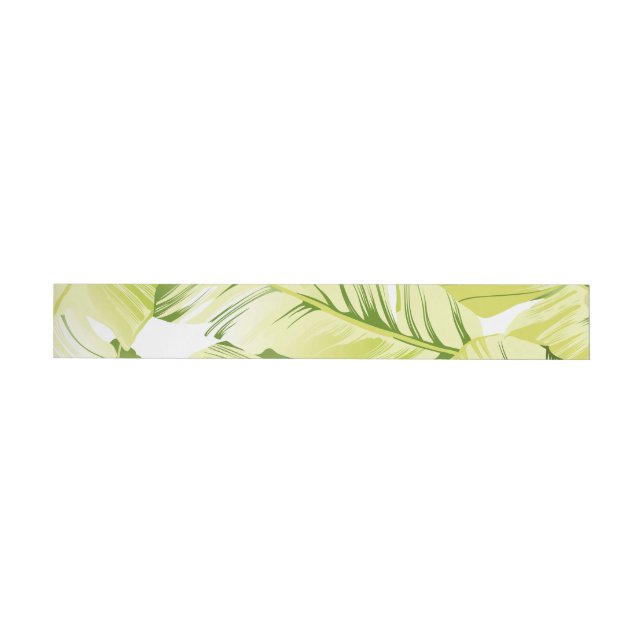 Banana Leaves 4 Wrap Around Label (Individual)