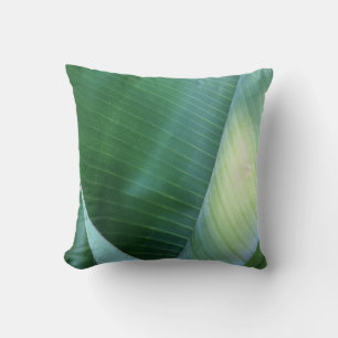 Banana Leaves Abstract 37 Cushion