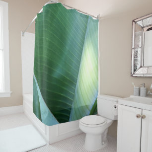 Banana Leaves Abstract 37 Shower Curtain