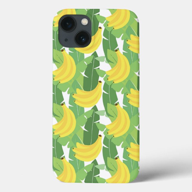 Banana Leaves And Fruit Pattern Case-Mate iPhone Case (Back)