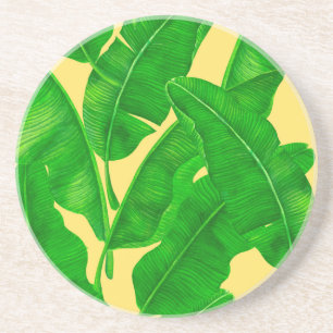 Banana leaves coaster