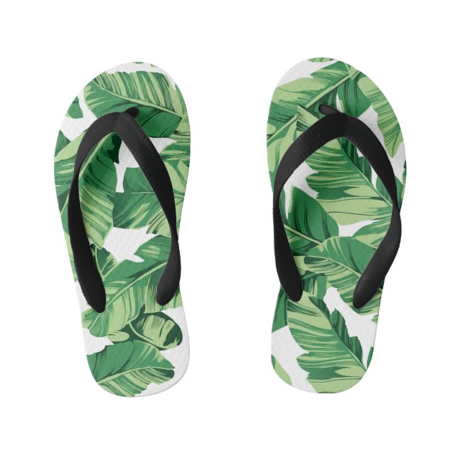 Banana leaves kid's thongs (Footbed)