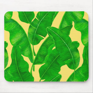 Banana leaves mouse pad