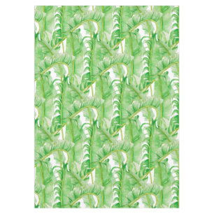 Banana Leaves on a Tablecloth