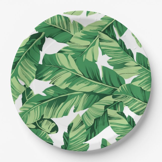 Banana leaves paper plate (Front)
