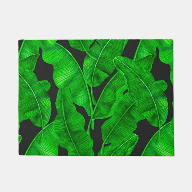 Banana leaves pattern doormat (Front)