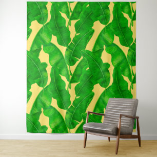 Banana leaves tapestry