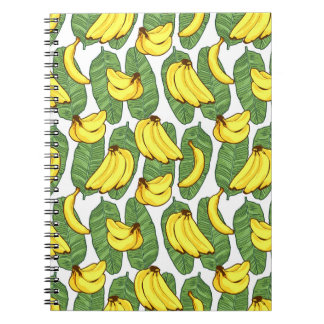 Banana Leaves: Tropical Fruit Pattern Notebook