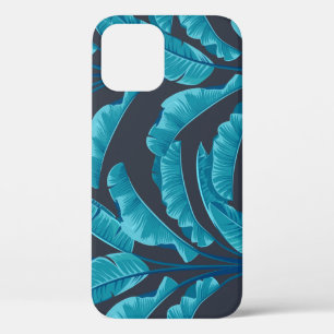 Banana Leaves: Vintage Tropical Pattern. iPhone 12 Case