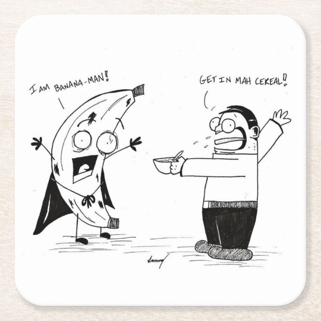 Banana Man Coasters (Front)