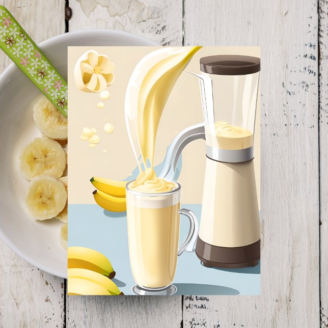 Banana Milkshake, Postcrossing Postcard (Creator Uploaded)