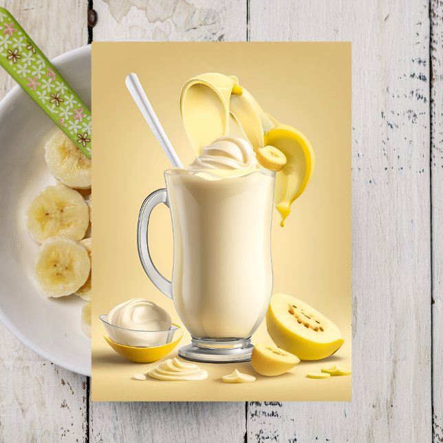 Banana Milkshake, Postcrossing Postcard (Creator Uploaded)