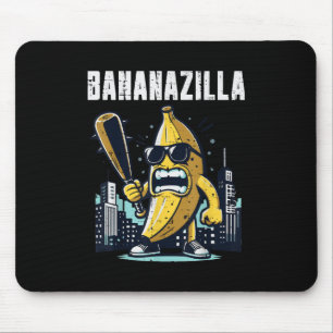 Banana Monster Bananazilla Funny Fruit Meme Men Ki Mouse Pad