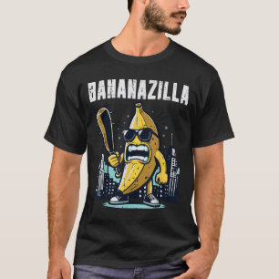 Banana Monster Bananazilla Funny Fruit Meme Men Ki T-Shirt