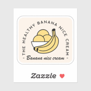 Banana nice cream healthy homemade aesthetic