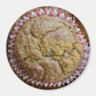 Banana Nut Muffin Food Magnet