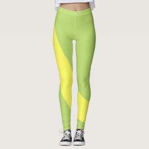 banana painting art leggings