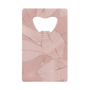 Banana, palm leaves: shiny copper.