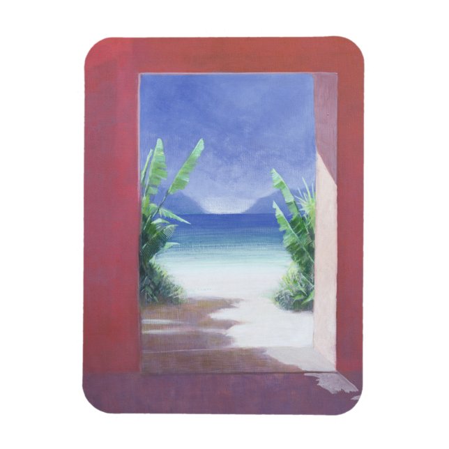 Banana Palms 2005 Magnet (Vertical)